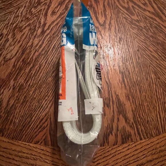 FROST KING Lawn Furniture Webbing 2 1/4"x 17 ft PW17 WHITE with Grey Stripes - Picture 5 of 6